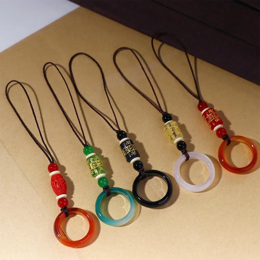 Hang Rope Mobile Phone Accessories Keychain Wrist Strap Mobile Phone Lanyard Cell Phone Lanyard Ring Buckle Mobile Phone Strap