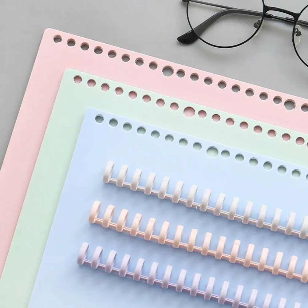 

10 шт. пластиковых спиральных пружин для переплета, кольца для блокнотов, для самостоятельного изготовления, для школы и офиса, для переплета страниц