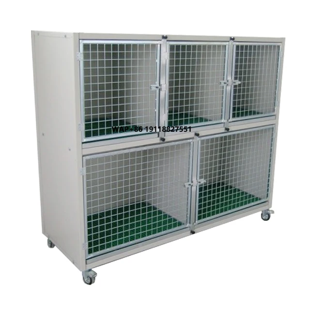 

Pet Enclosures / Veterinary Animal Dog and Cat Cage Bank