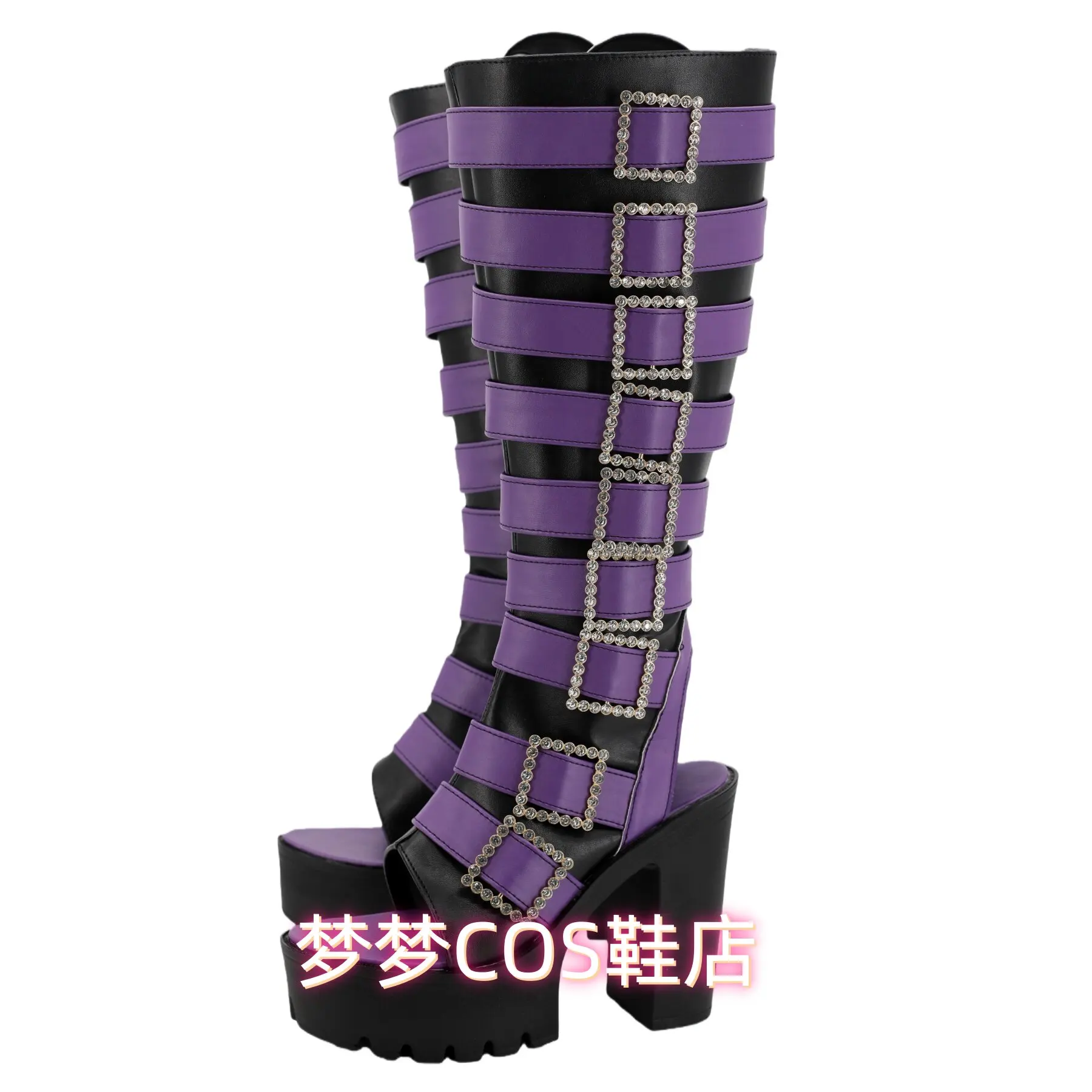 Monster Fantasy Clawdeen Wolf Cosplay Shoes Halloween Carnival Party Boots Anime High School Shoes