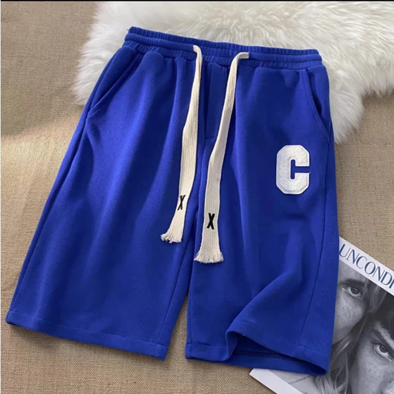 2024 Summer Running Shorts Korean Fashion Casual Hip-hop woman Shorts Jogger mens Streetwear Basketball C Print women Gym