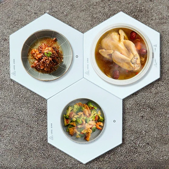 

2023 New Multi-Functional Household Splicing Heat Dish Board Food Insulation Board Heat Dish Hot Dish Heating,