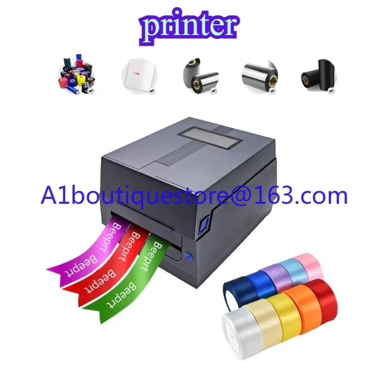 4*6 110mm Thermal Transfer  Printer Barcode Sticker Waybill Ribbon Printing Label Machine