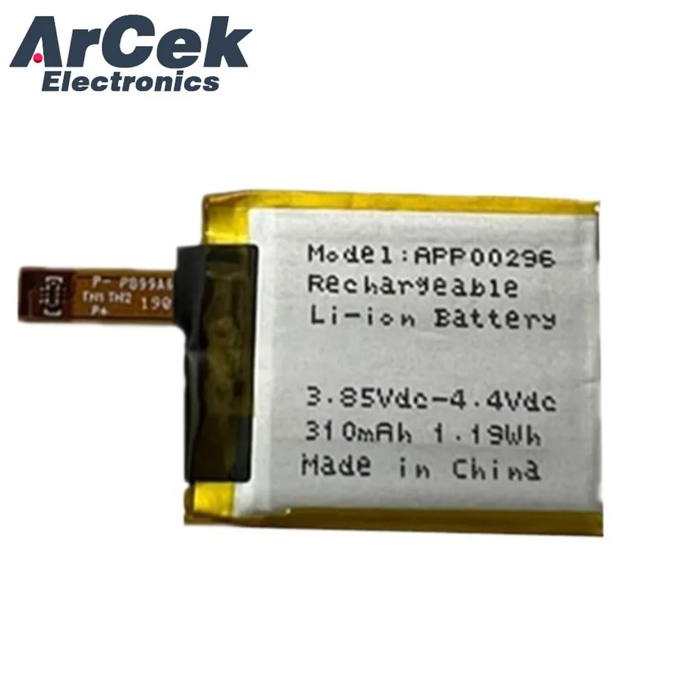 New Replacement Battery 310mAh 3.8V for Apack APP00296 for Fossil Gen 5 /Fossil Julianna HR FTW6035