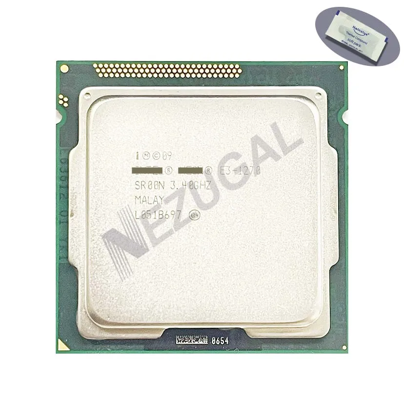 E3-1270 E3 1270 SR00N 3.4 Ghz Quad Core 8M 80W LGA1155 CPU processor