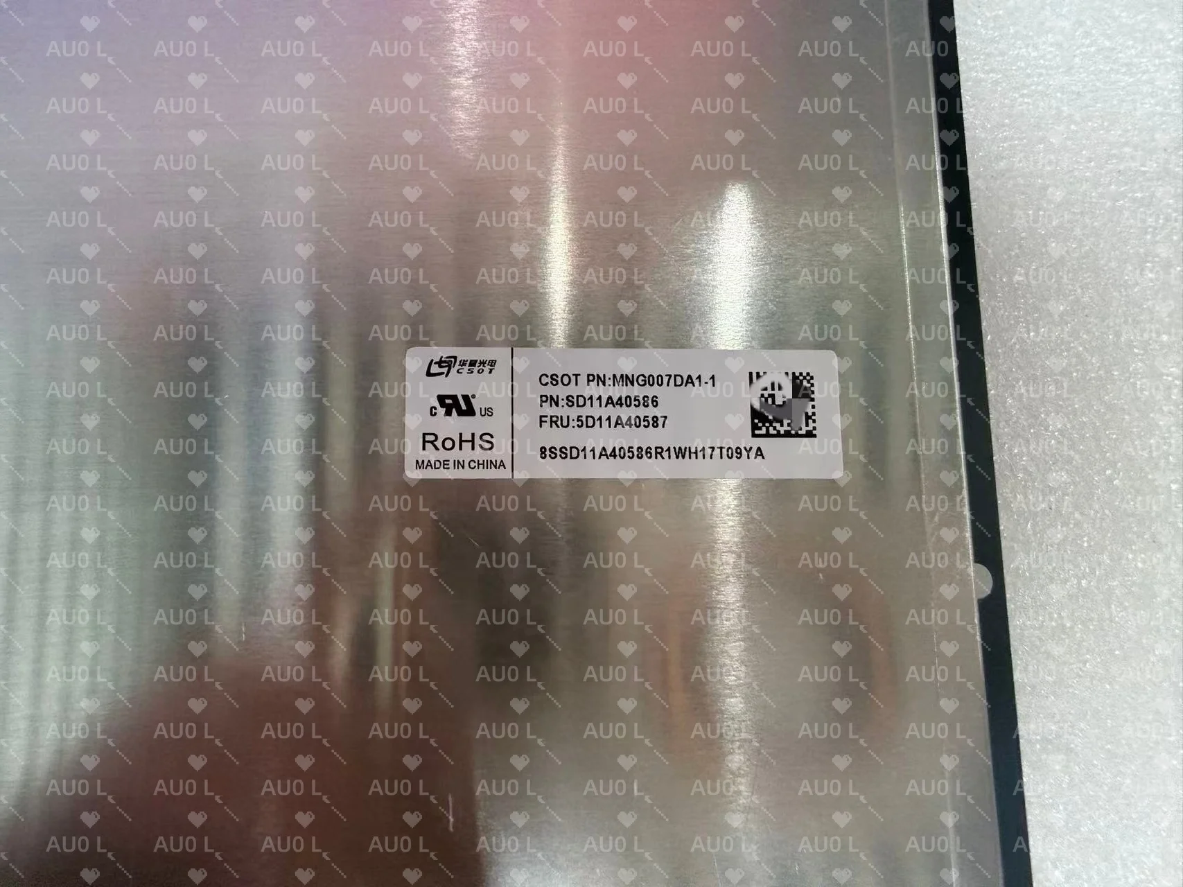 NE160QDM NY1 MNG007DA1-1 For Legion 7-16ACHg6 Laptop (Lenovo) 82N6 LCD Display Panel 16.0 Inch Laptop Screen