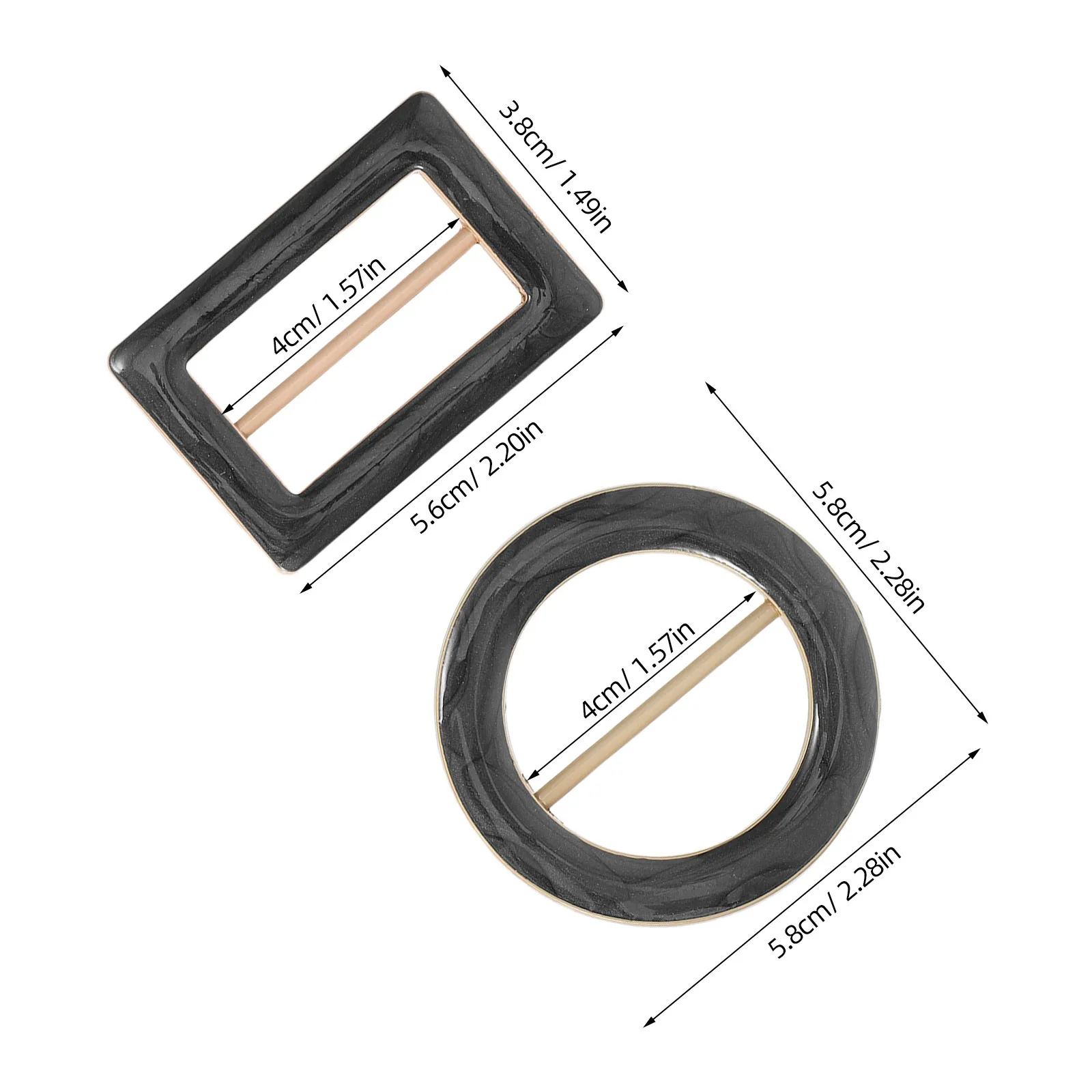 4 pçs fivela de nó de canto de metal para lenços de seda camisetas chapéus cintos vestido cinch clipe roupas fivelas xale clipe cachecol slide