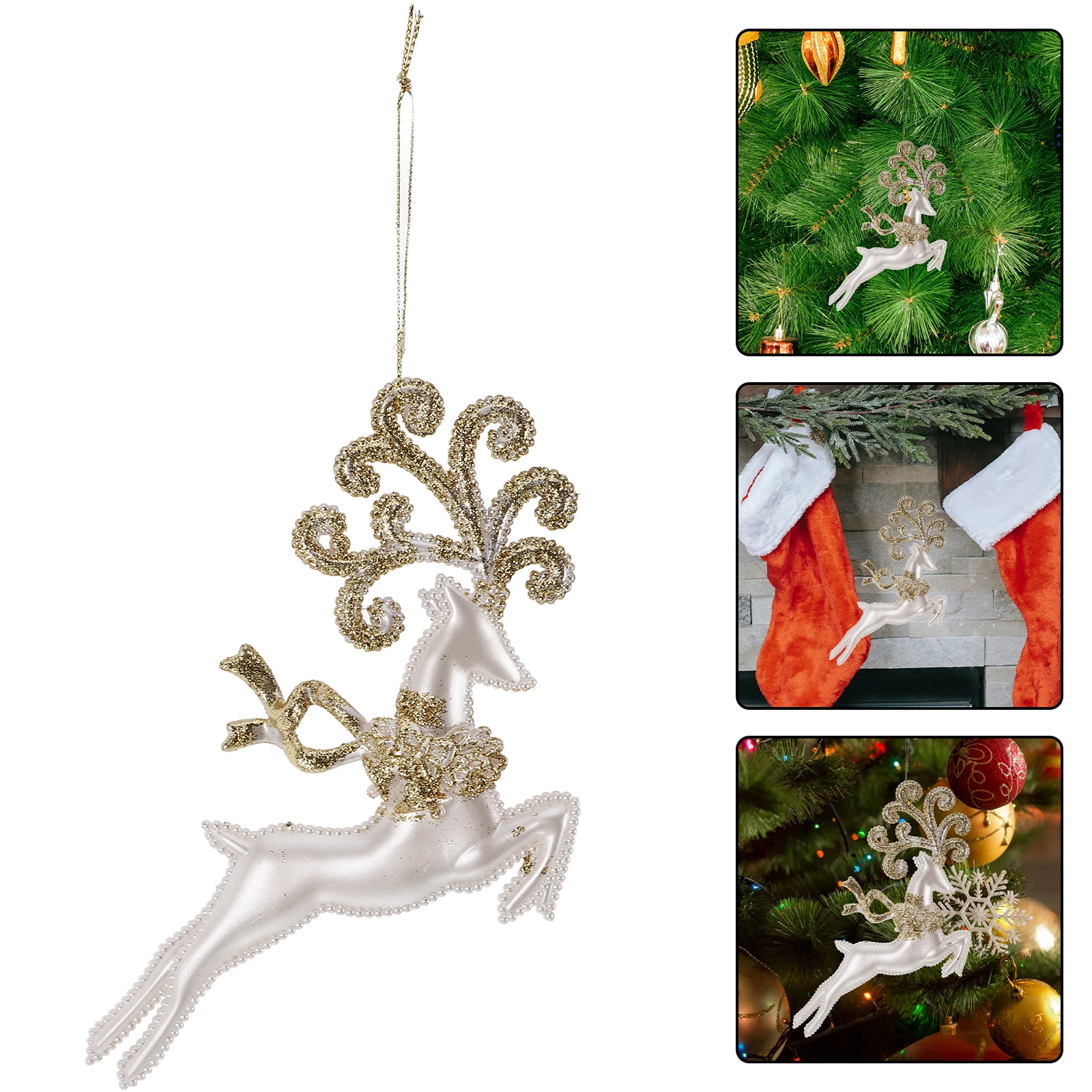 

Decorative Items Elk Pendant Elder Plastic Christmas Reindeer Decorations Outdoor