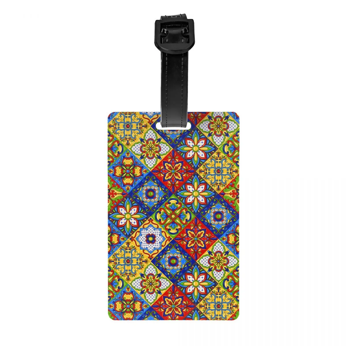 

Изготовленная на заказ мексиканская плитка для багажа с именной карточкой, конфиденциальная обложка, идентификационная этикетка для дорожной сумки, чемодана