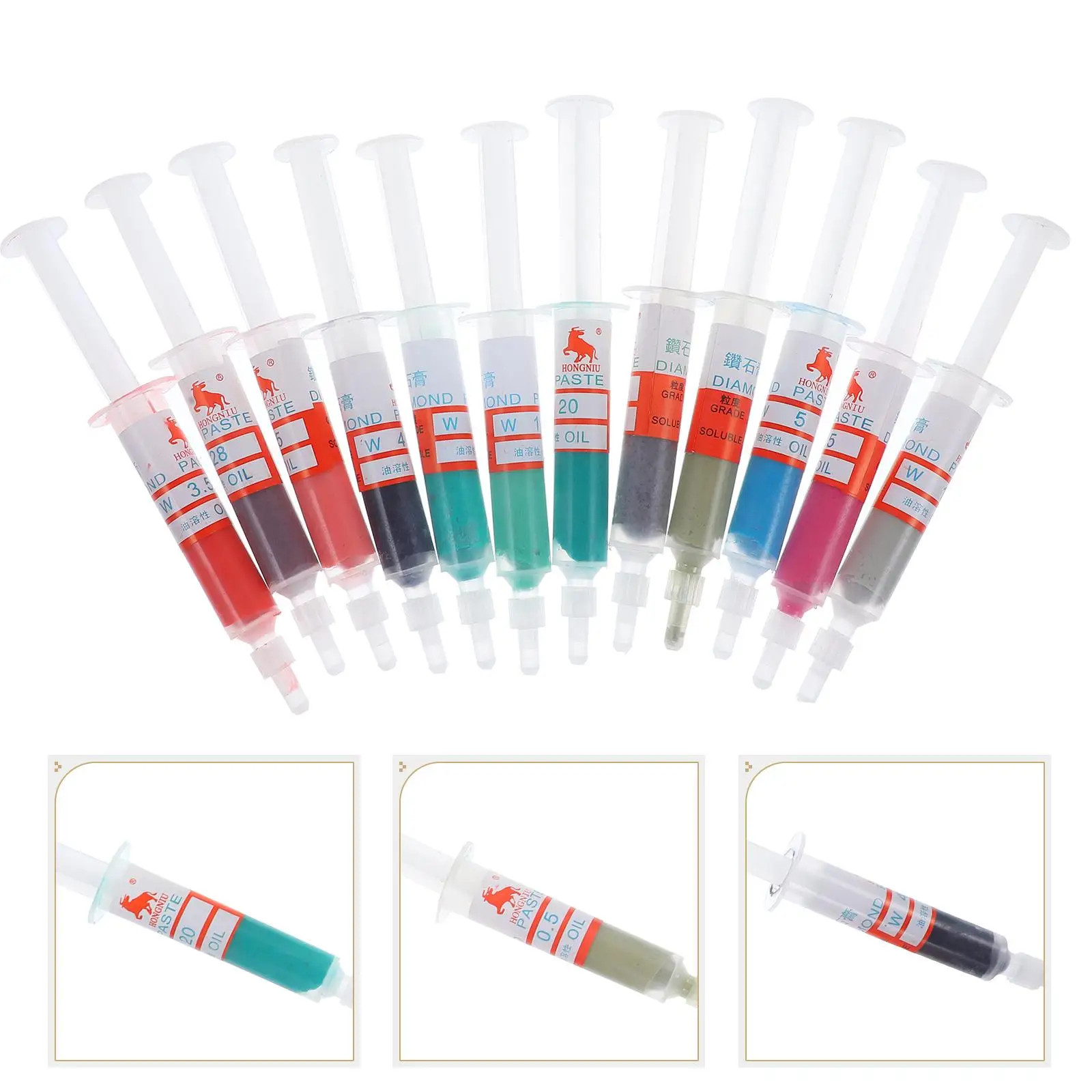 12-delige polijstpasta Lapping Scratch Remover Compound Metal Suite