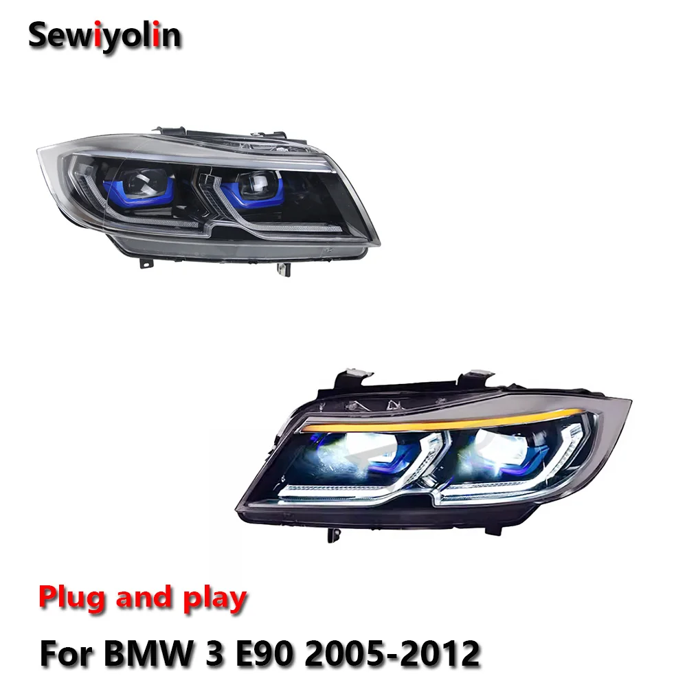 

Car Accessories Headlights led For BMW 3 E90 2005-2012 Auto DRL Fog Trailer lamps Turning Signal Voiture Plug And Play