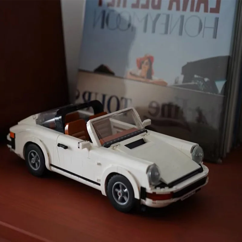 Hot Toys Technische Retro Auto Model Legoing 10295 Bouwstenen Set Race Klassieke Kit voor Volwassenen en Tieners Speelgoed Gift 1458 STKS