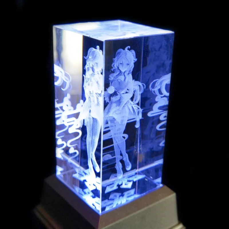 شكل حامل ثلاثي الأبعاد منقوش على الكريستال ، تأثير اللعبة ، ضوء كاميساتو أياكا ، لوحة نموذج ، ديكور مكتب ، هدايا تأثيري واقفة ، جودة عالية