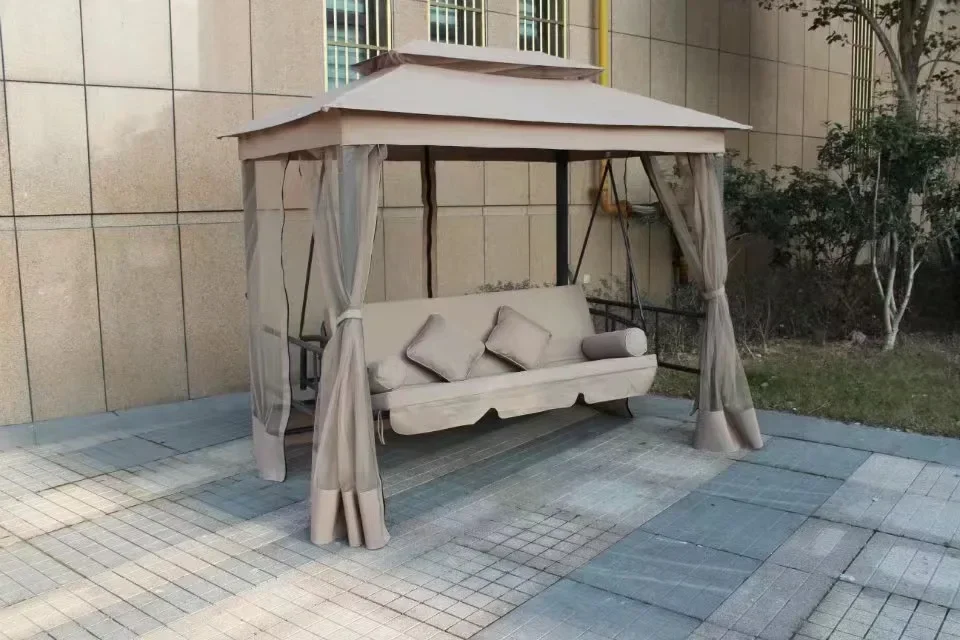 

Hanging Outdoor Garden Patio Swing Chair Metal Patio Swing With Canopy Hot sales