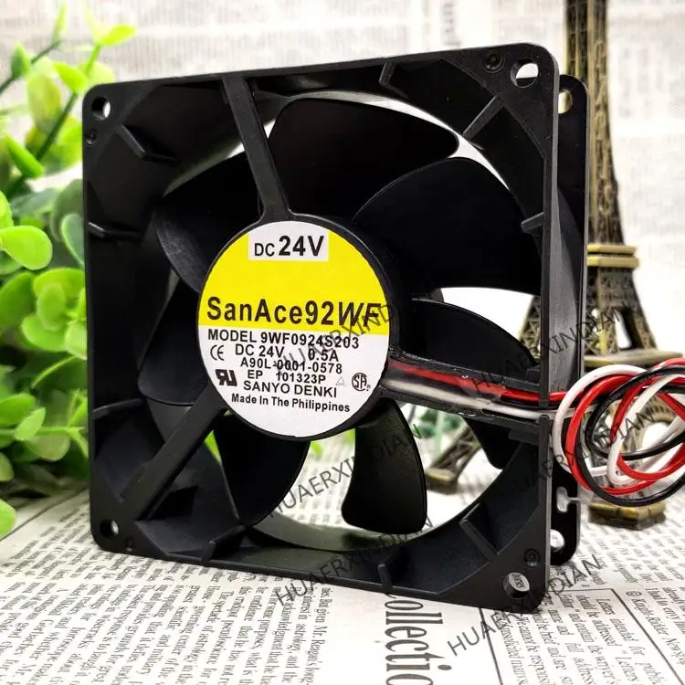 

New A90L-0001-0578 9WF0924S203 DC24V 0.5A Cooling Fan Assembly Kit