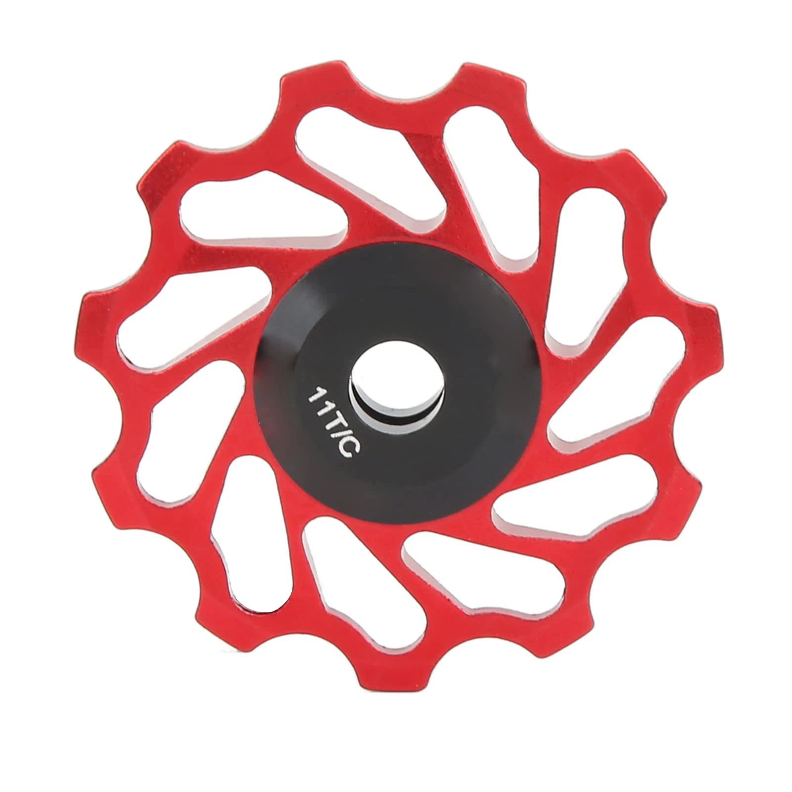 11T Hollow Aluminum Rear Derailleur Pulley Wheel for Mountain and For road Bikes Optimized for Weight Reduction and Performance