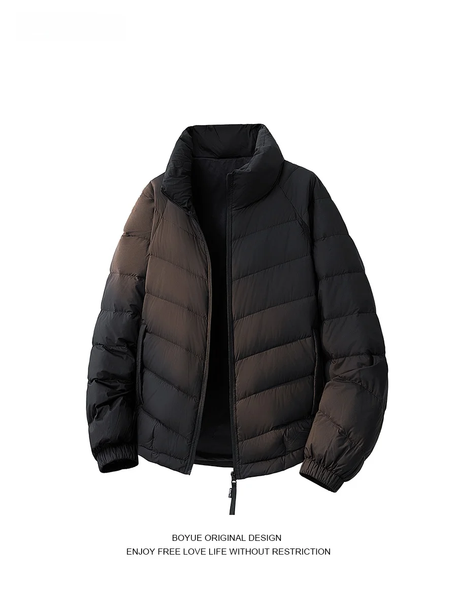 

Мужская легкая модная куртка Boyue Pure Color с 90% пуха, для повседневной носки, походов и альпинизма, из полиэфирного волокна