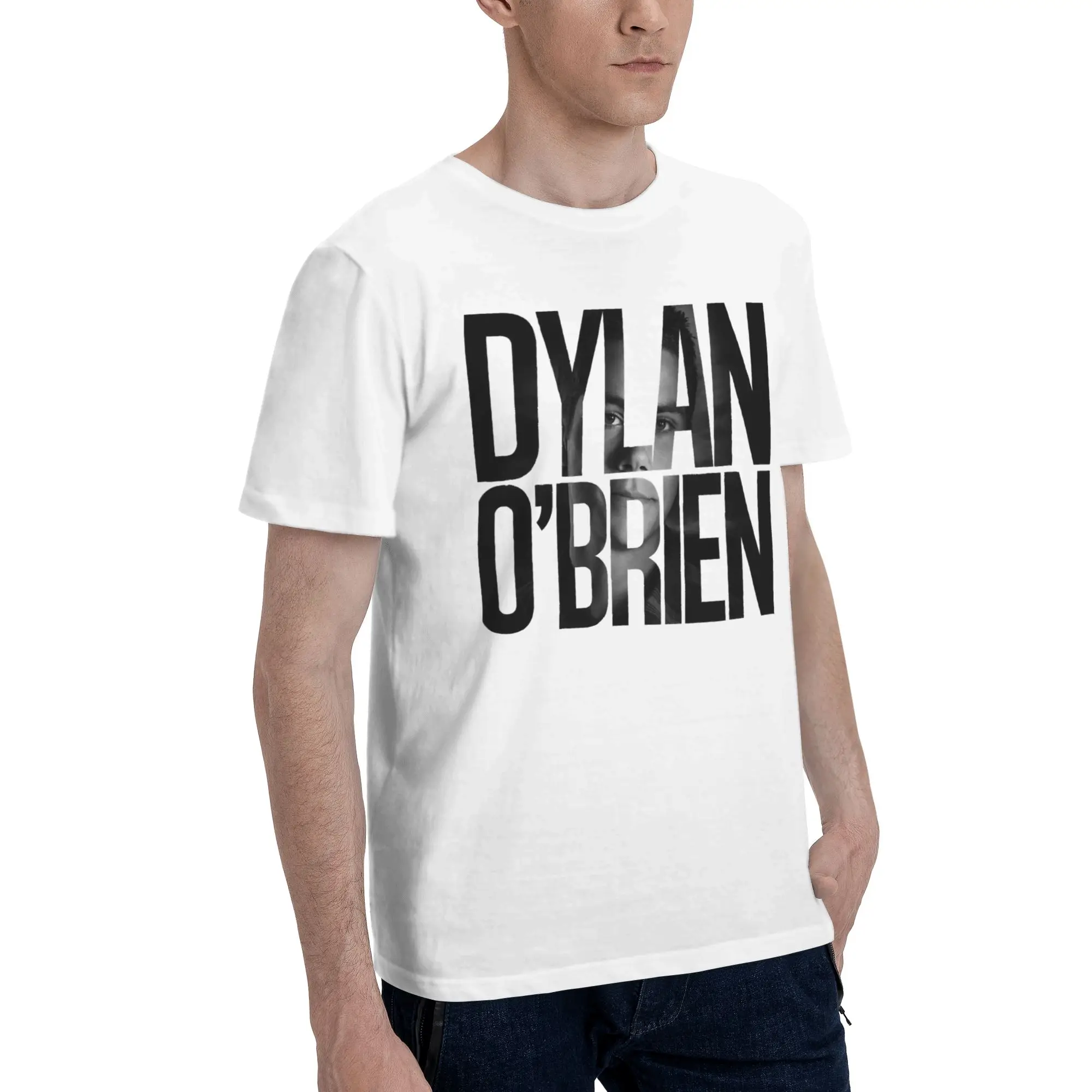 Dylan Obrien Actor Tee Shirt for Men Women Gift Idea T Shirts  Cotton Clothes
