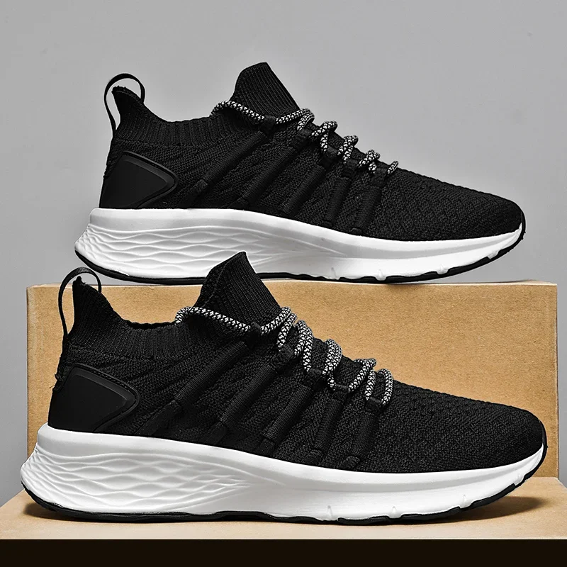 Mijia Athletic Shoes for Men Sneakers Running Sport Comfortable Breathable Light Trainning Durable Outsole Non-Slip Tennis Shoes