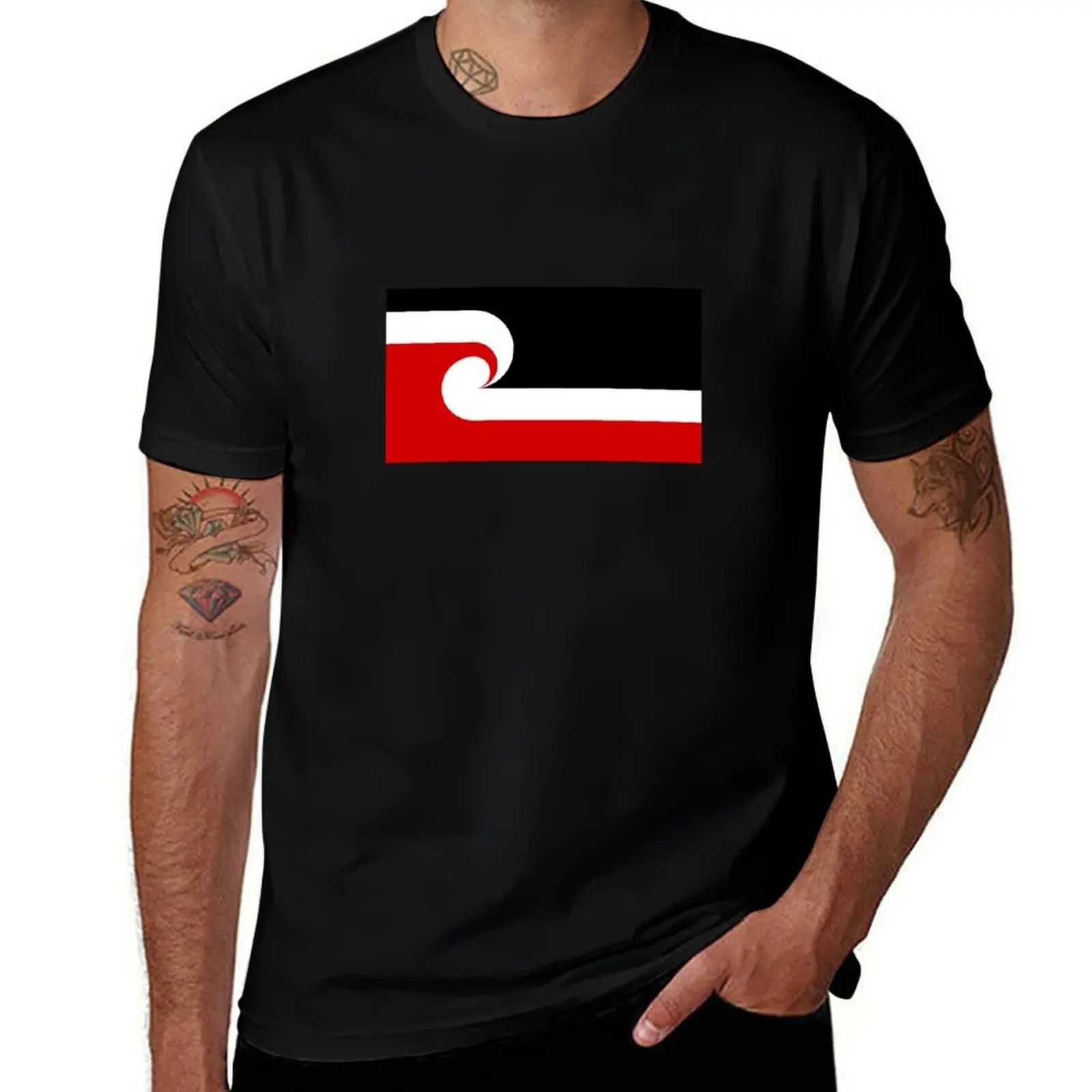 

Tino Rangatiratanga Flag T-Shirt Lightweight Running Sports T-Shirt