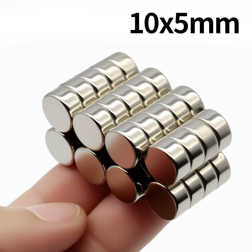 10x5mm Super Strong Neodymium Magnet N35 NdfeB Permanent Magnetic imanes Round Powerful Magnets Refrigerator