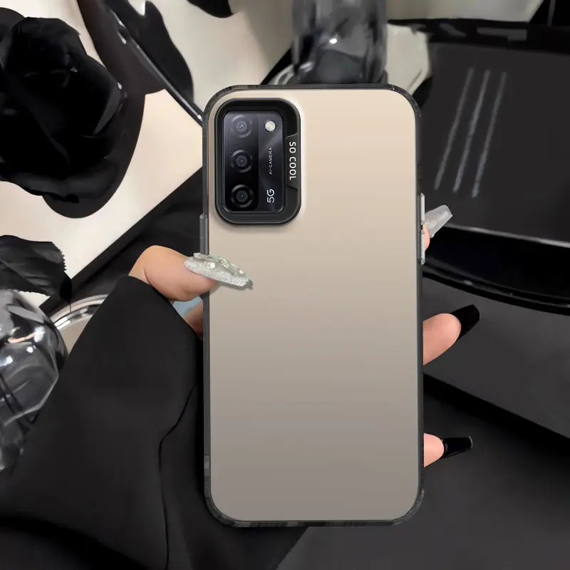 For OnePlus 8T Case OnePlus 9R Phone Case 1+ 8T Cover 1+9r Cases Corners Shookproof Plating back cover