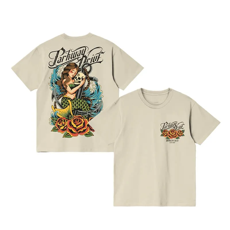 Summer Australian Metal Hardcore Band Parkway Drive's Printed Round-neck Short-sleeved T-shirt