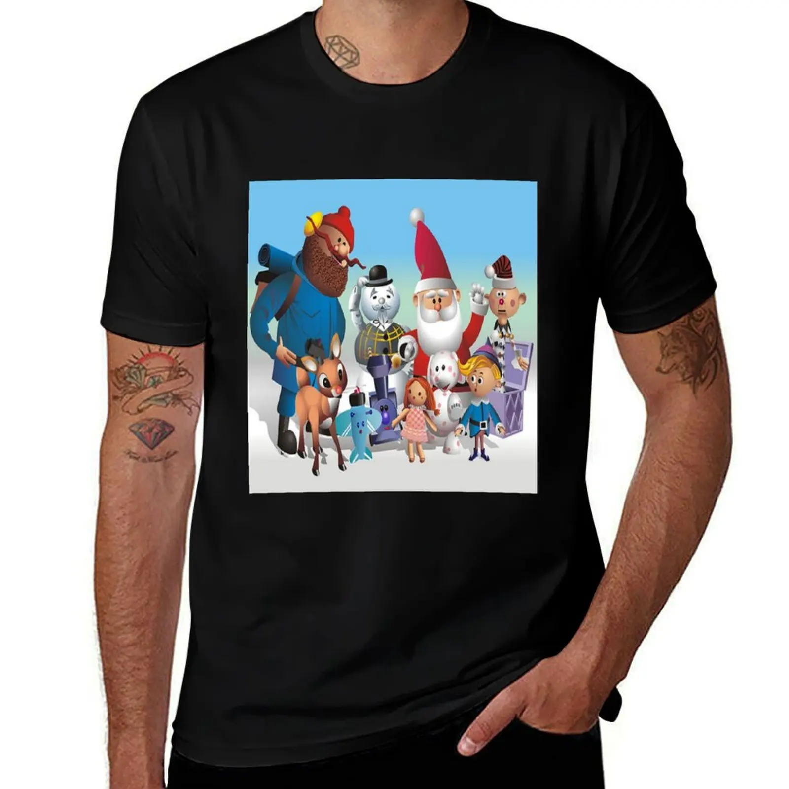 Rudolph and Friends | DreamscapesbyTeresa T-Shirt t shirts for man cotton man t shirts cotton T-Shirt