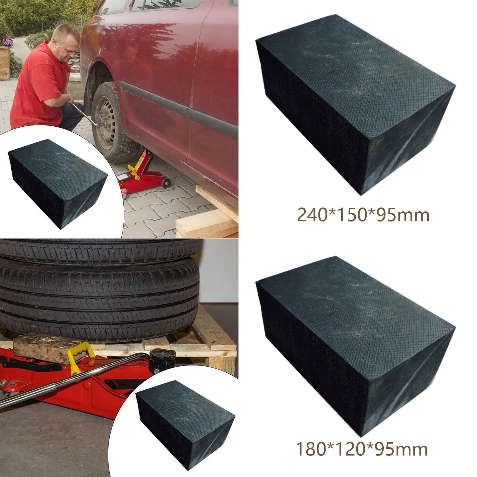 Car Lift Pad Wear Resistant Foam Arm Pads Rubber Hoist Block for Vehicle Frame Rail Protection Accessory