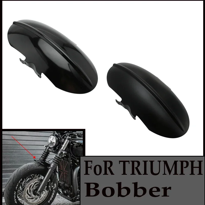 

For Triumph Bobber Bonneville Speedmaster 1200 18- Cafe Racer Motorcycle Short Front Fender Mudguard Fairing Chopper ABS Plastic