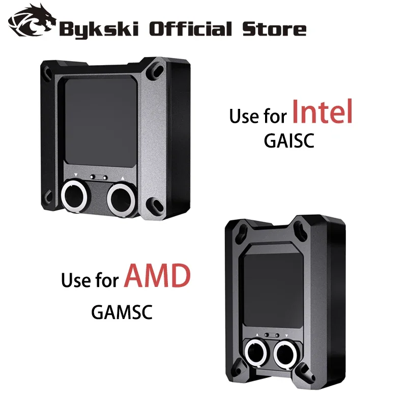 Granzon GAMSC / GAISC Digital Display CPU Block Use for AMD RYZEN 3600 AM3 AM4 / INTEL LGA 1700 1800 1150 X99 2011 Water Cooler