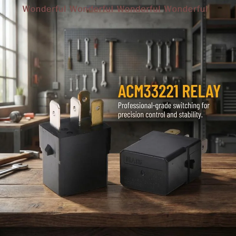 12V 4Pin Car Relay ACM33221 M36 Replacement OEM Quality CM1aR12VH78 for Vehicle Lights and Accessories