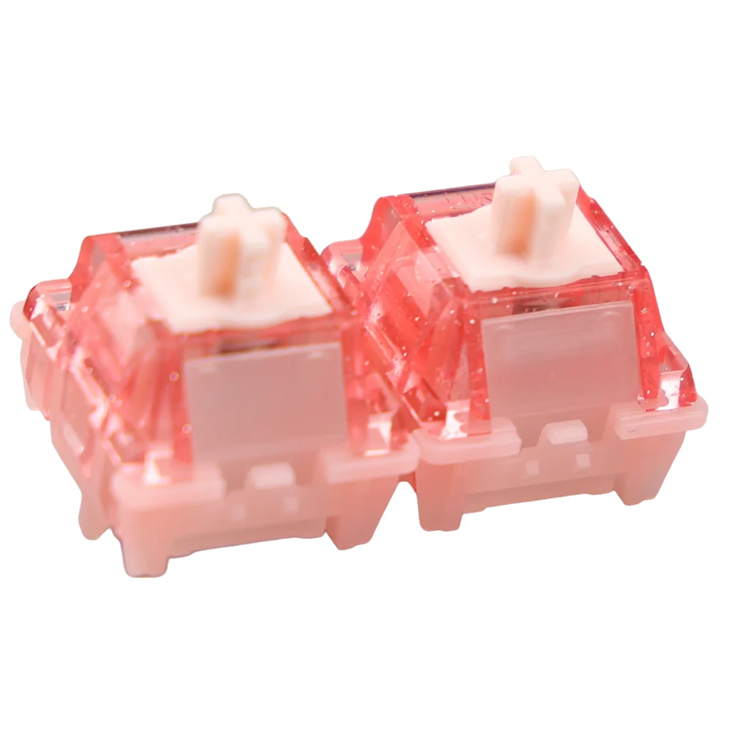 Teclado Magnético Personalizado UR Pink Ice Ultra Switch 35gf 700Gs Configuração Livre Pré-Viagem Gamer Para Wooting 60HE+ E Outros