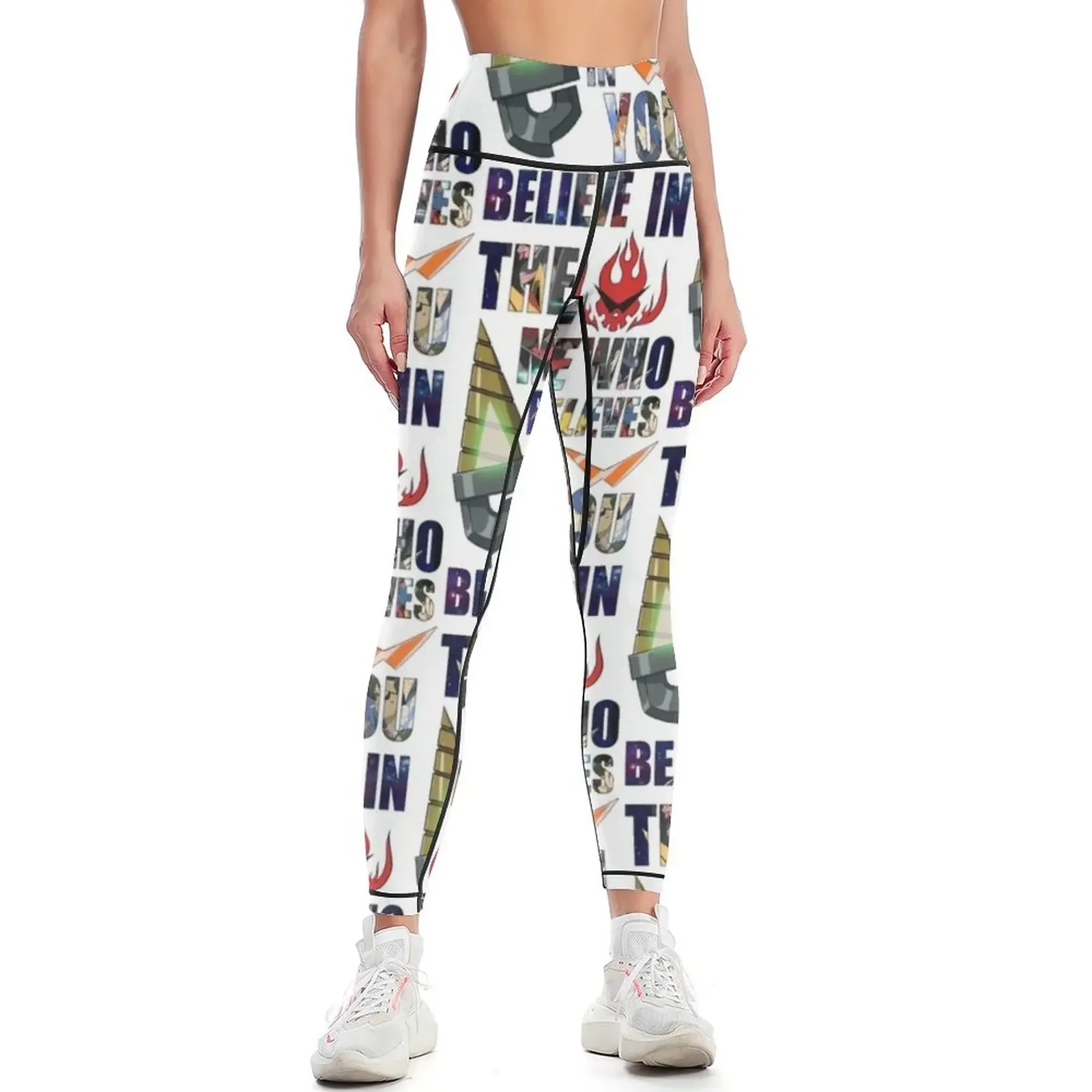 

Gurren Lagann Kamina Quote Leggings exercise clothing for legings for fitness Sports pants for gym's sportswear Womens Leggings