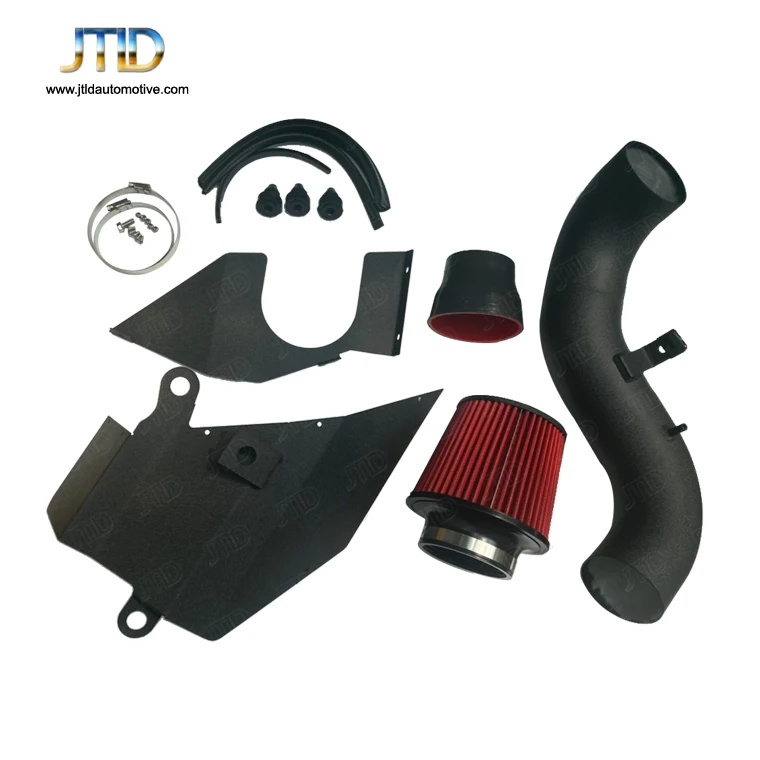 JTLD  Aluminum Black Cold Shield Air Intake Filter For VW GOLF MK7 7.5 GTI 2.0T EA888