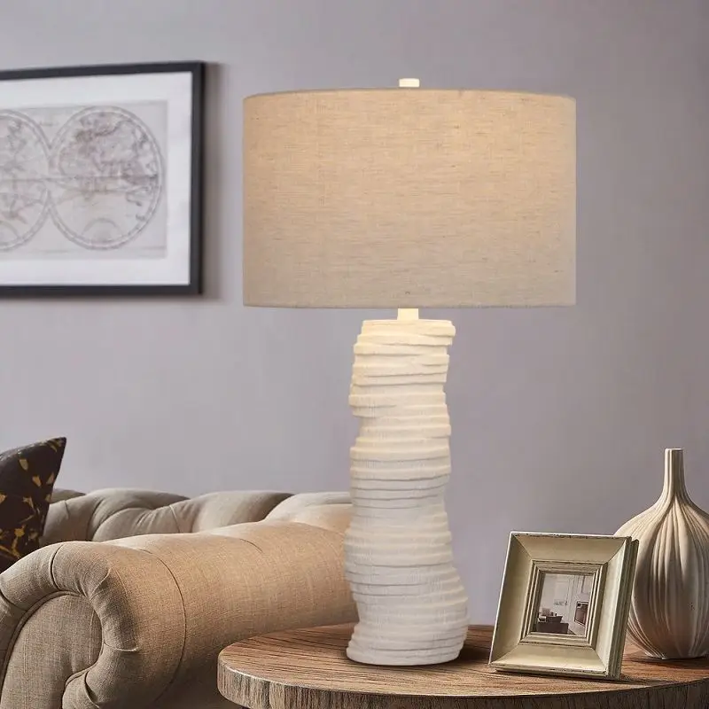 Table lamp advanced sense simple modern bedroom bedside lamp living room decoration European-style hotel designer lights image 3