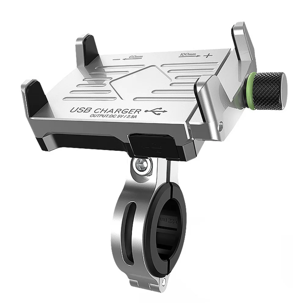 

Waterproof Motorcycle Phone Holder Usb Charging Motorbike Phone Stand Aviation Aluminum Alloy Ip66 Shockproof Slip-Resistant