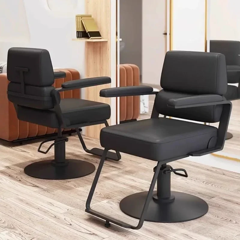 

European High-end Barber Chair Dyeing Hair Originality Perm Hair LuSalon Chair Advanced Sense Simplicity Silla Home Furniture