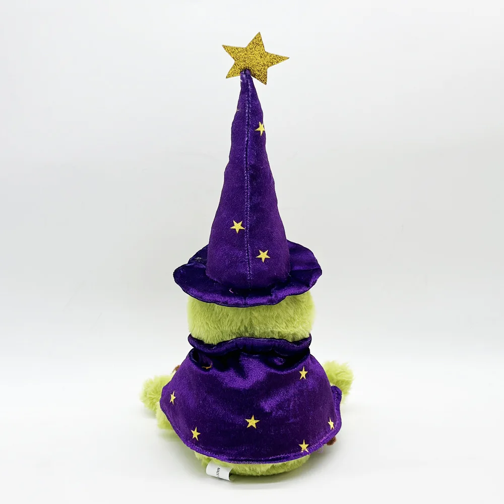 Moonlight Manor Rana Mago Peluche Bambola Rana Verde Con Bacchetta Magica Con Cappello Viola Collezione Giocattolo Per Regali Per Bambini