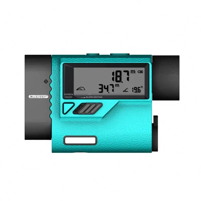 Mileseey quality PF3S golf pinseeker & slope compensation golf caddy lase RangeFinder 1500m with external LCD display