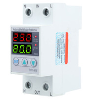 SVP-916 100-130VAC Adjustable Over and Under Voltage Protector Delay Reset Protector 40A/63A/80A