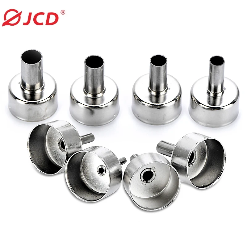 8pcs/set Welding Nozzle for hot air gun stainless steel Different sizes nozzles for 8858 8898 858D 8908 Multifunction use nozzle