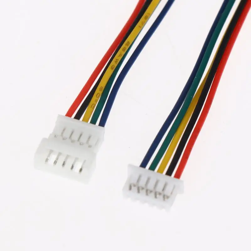 JST Mini Micro Connector 1.25mm Cable 10Pcs 2 3 4 5 6 Pin Male Female Plug Seamless For Electronic Devices