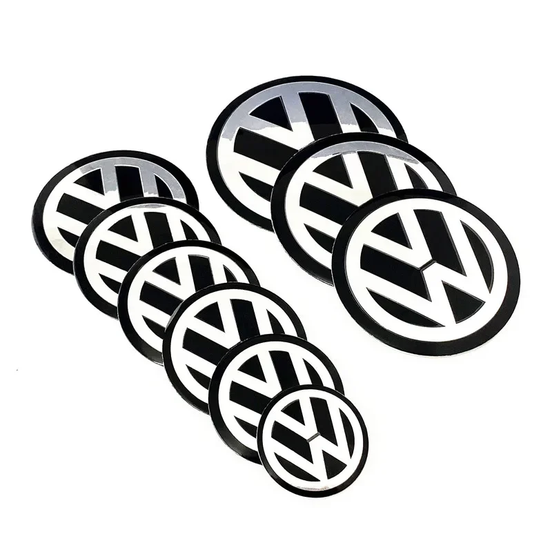 4 Pcs Car Wheel Center Logo Sticker Emblem Rim Caps Hub Cover Badge Decal 40mm 45mm 50mm 55mm 56mm 60mm 65mm 70mm 75mm 80mm 90mm