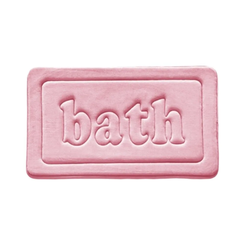 Non-slip Bath Mat Bath Mat Plush Bathroom Carpet Coral Fleece Bath Mat Quick Drying Fabric For Daily Bathroom Use