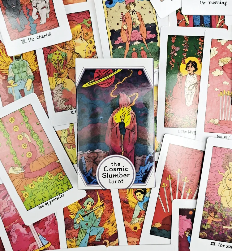 The Cosmic Slumber Tarot Deck Leisure Party Table Game High Quality Fortune-telling Prophecy Oracle Cards With PDF Guidebook