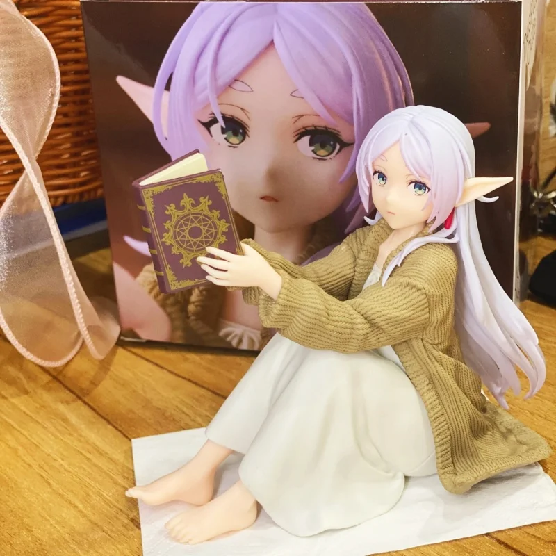 

TAITO Desktop Cute Frieren: Beyond Journey's End Frieren ~Room Wear Ver.~ PVC 13CM Anime Action Figures Model Collection Toy