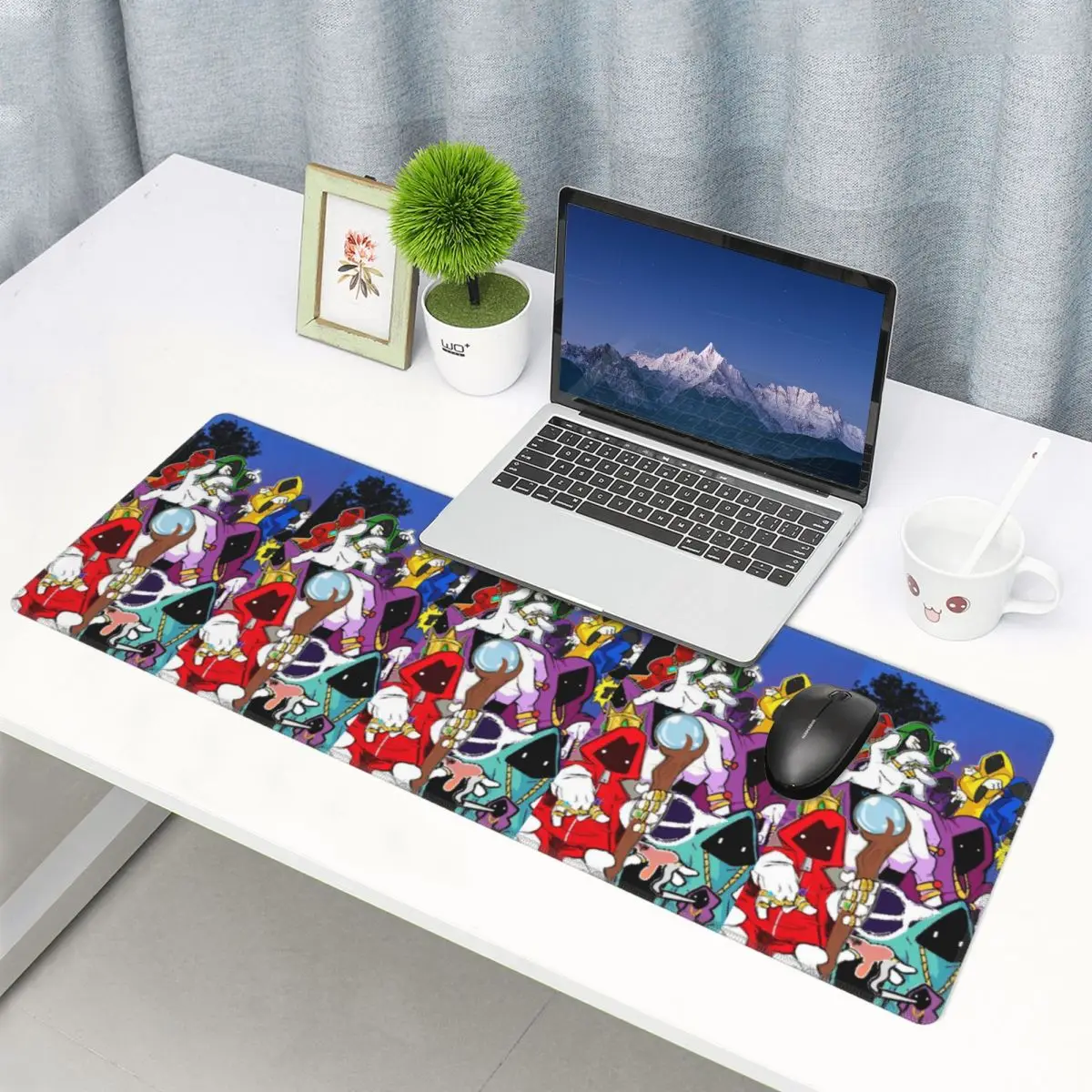 Large Mouse Pad Shadow Wizard Money Gang We Love Casting Spells Gamer PC Laptop Mats Keyboard Carpet Computer Gaming Desk Mat