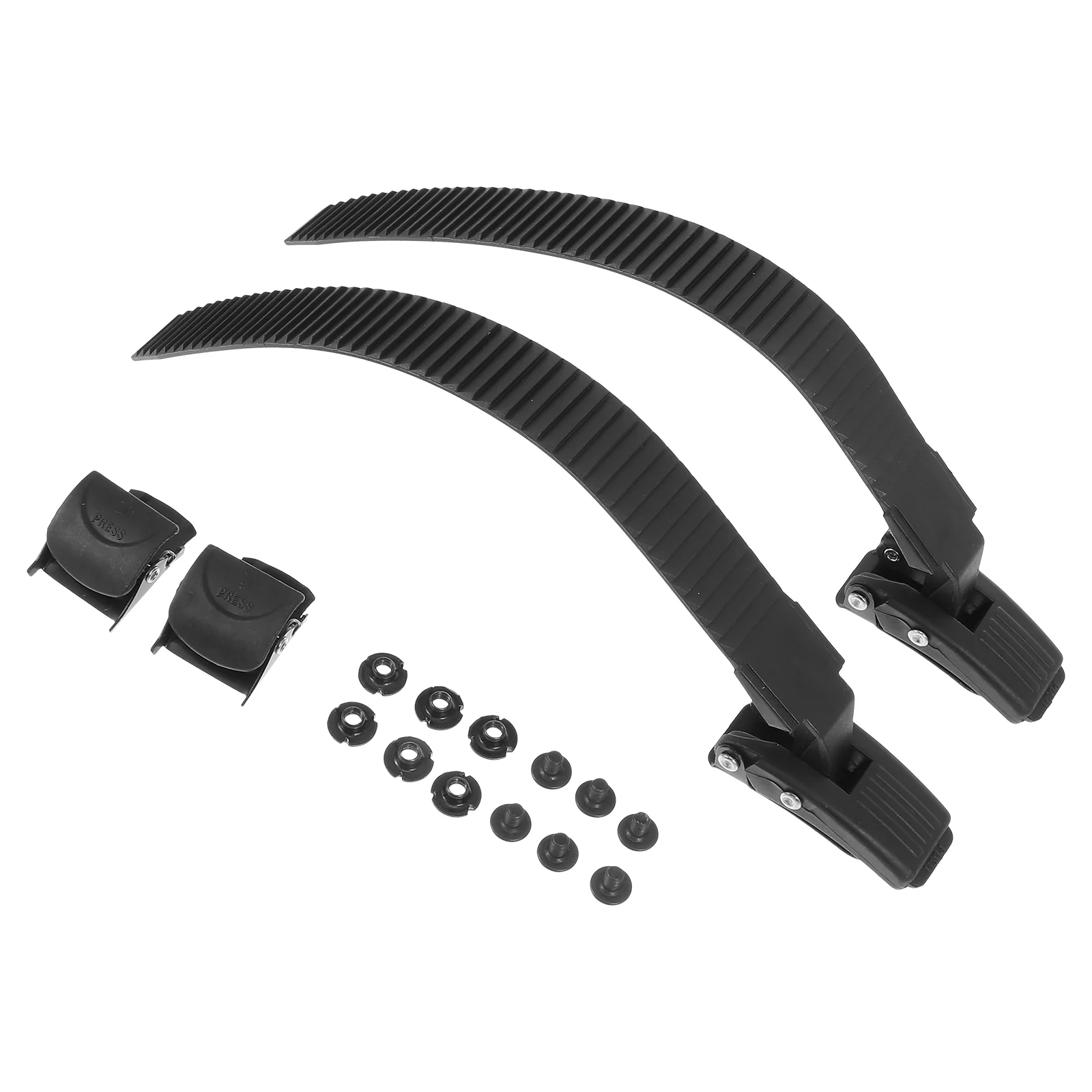 

Brakes Skate Buckle Shoe Laces Skates Fixing Strap Replacement Belt Black Plastic