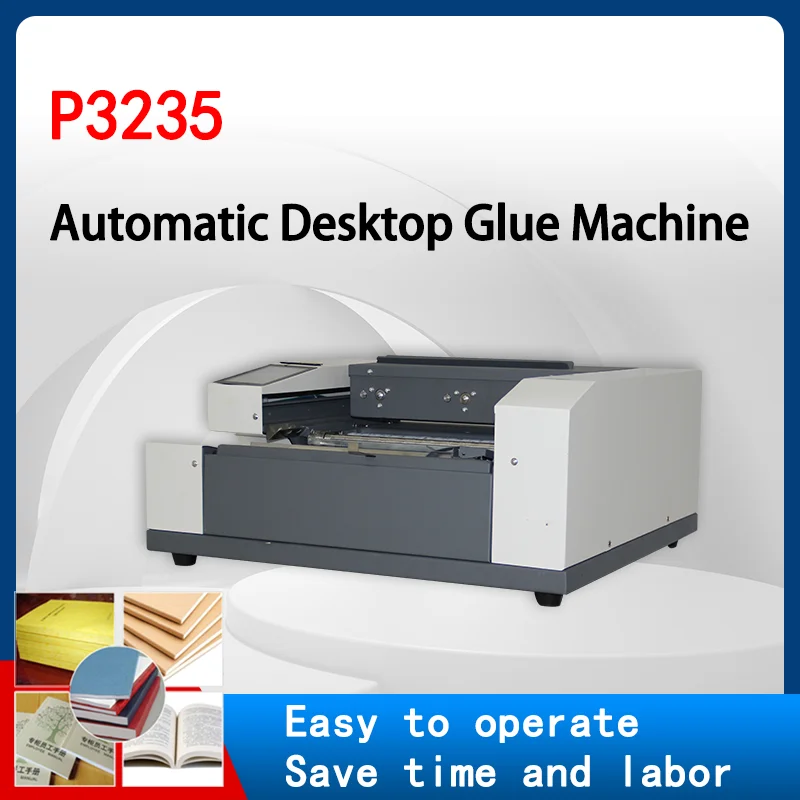 P3235 A4 Desktop Electric Thermal Binder Manual Hot Glue EVA Cutting Book Binding Machine for Manufacturing Plant